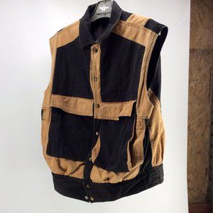 Ellus Jackets - Cargo Reversible Vest with Illustration - Men's 46